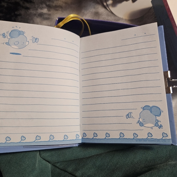 Vintage Sanrio Pickebicke Diary With Bookmark In Original Box - Picture 6 of 8